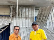 Angin Puting Beliung Terjang Pasar Kotabumi, Aprozi Alam Turun Tangan Beri Bantuan