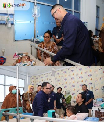 Direktur Jaminan Pelayanan Kesehatan BPJS Kesehatan Kunjungi RSUD Abdul Moeloek