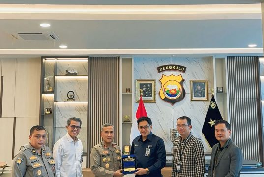 BRI Region 5 Bandar Lampung Perkuat Sinergi dengan Polda Bengkulu Melalui Kunjungan Silaturahmi