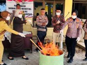 //Polsek Kemiling Musnahkan Narkoba Hampir 1,1 Kilogram, Tegaskan Perang Tanpa Kompromi terhadap Peredaran Narkotika//