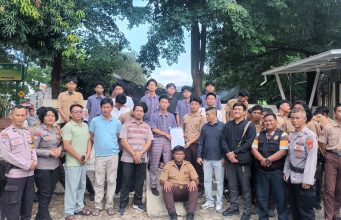 //Mediasi Pasca Tawuran di Polsek Kemiling, Siswa SMAN 7 dan SMAN 14 Sepakat Berdamai//