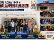Idul Adha 1447 H, DPD PWRI Lampung Gelar Pemotongan Hewan Kurban dan Perkuat Kepedulian Sosial